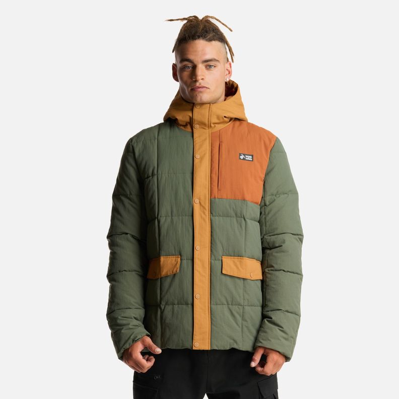 Chaqueta Hombre Aislado Verde Grisaceo Haka Honu-0