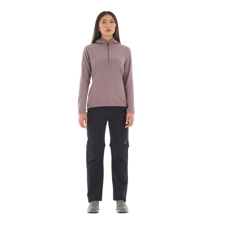 Pantalon Mujer Enduring Mix-2 Q-Dry Pants Grafito Lippi-9