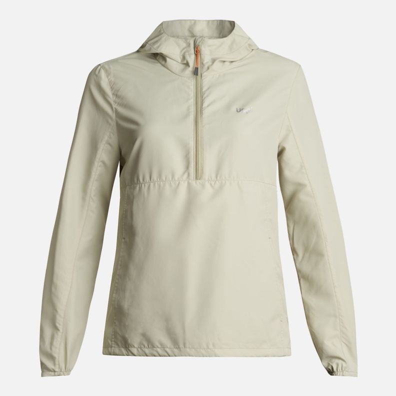 Chaqueta Mujer  Nightfall WindBreaker 1/4 Zip Hoody Jacket Menta Lippi-0