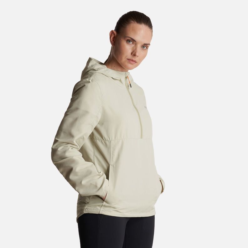 Chaqueta Mujer  Nightfall WindBreaker 1/4 Zip Hoody Jacket Menta Lippi-2