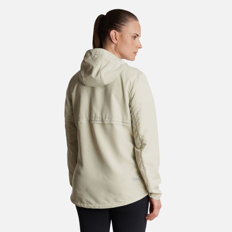 Chaqueta Mujer  Nightfall WindBreaker 1/4 Zip Hoody Jacket Menta Lippi-3