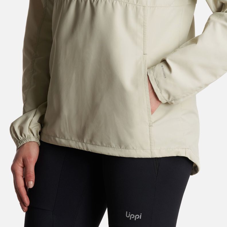Chaqueta Mujer  Nightfall WindBreaker 1/4 Zip Hoody Jacket Menta Lippi-5
