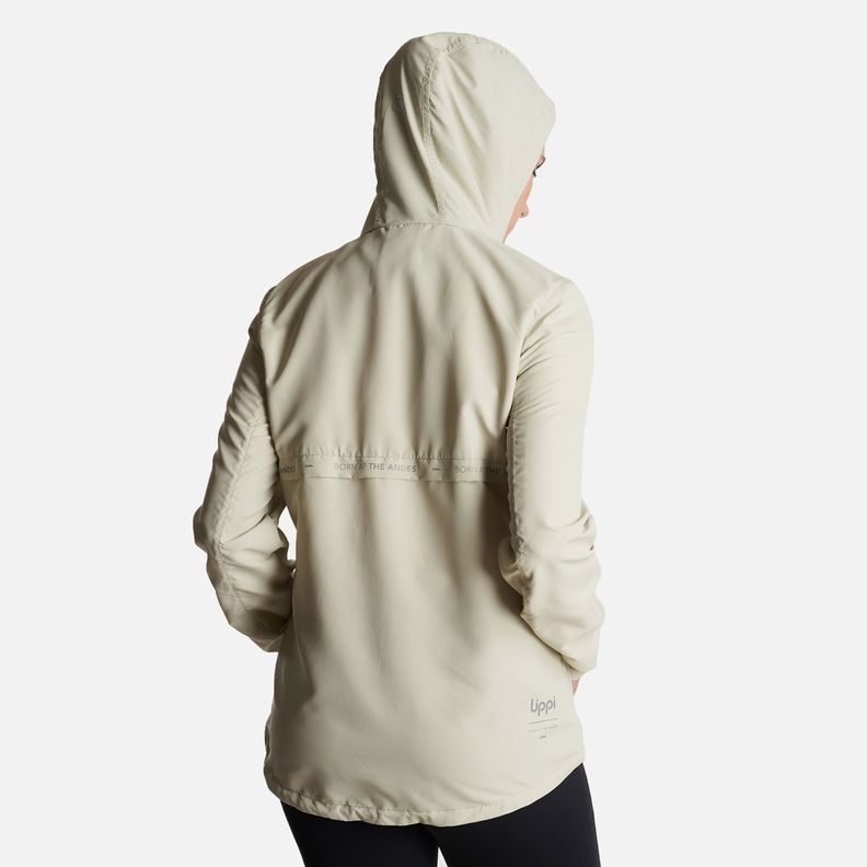 Chaqueta Mujer  Nightfall WindBreaker 1/4 Zip Hoody Jacket Menta Lippi-7