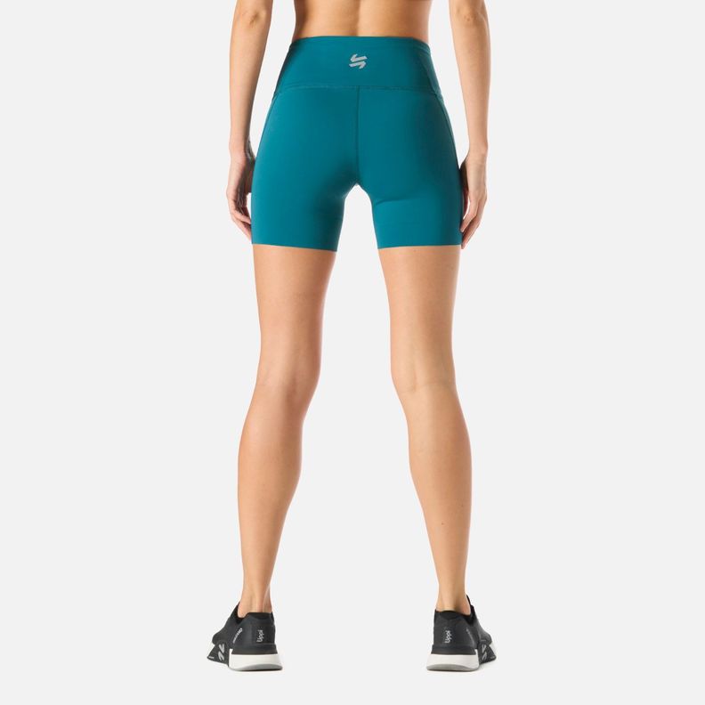 Calza Mujer BTM Compressive Short High Rise Petroleo Vulcano-3