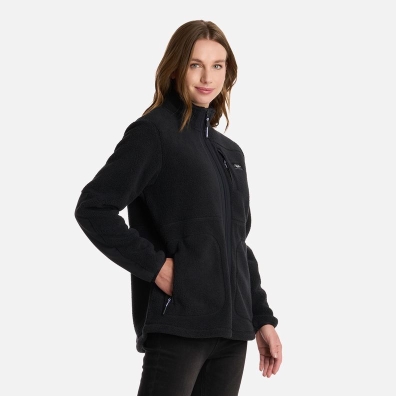 Polar Mujer Hug-Like Shaggy Pro Jacket Negro Lippi I25-1