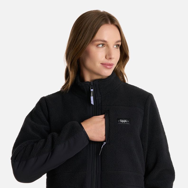 Polar Mujer Hug-Like Shaggy Pro Jacket Negro Lippi I25-3