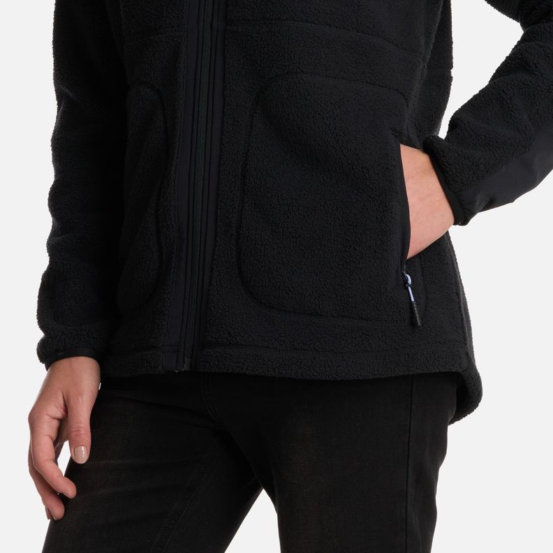 Polar Mujer Hug-Like Shaggy Pro Jacket Negro Lippi I25-4