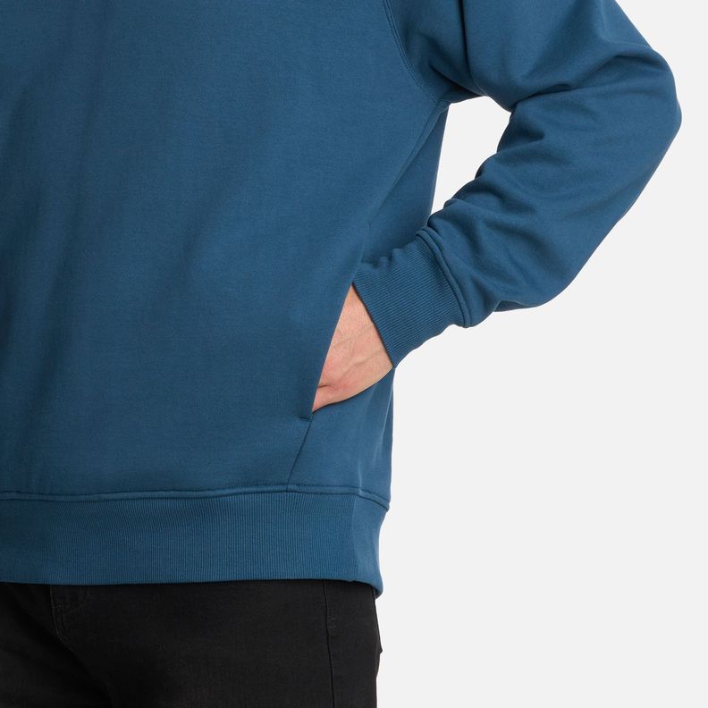 Polerón Hombre Ulmo Hoody Sweatshirt Azul Piedra Lippi I25-4