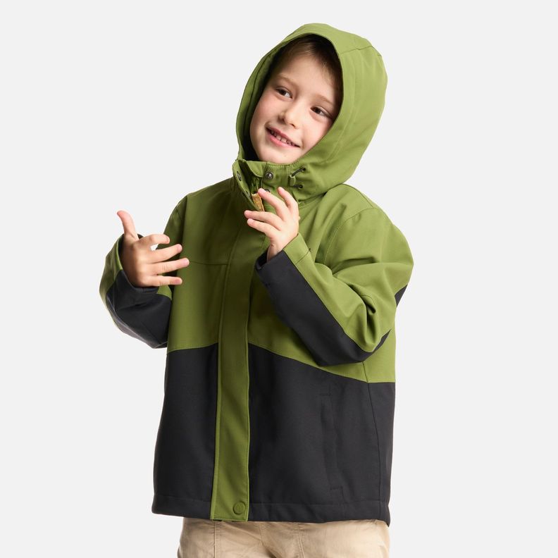 Chaqueta Niño Massif B-Dry Hoody Jacket Verde Lippi-1