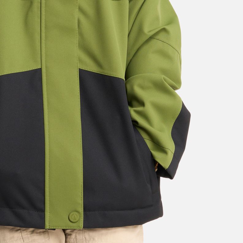 Chaqueta Niño Massif B-Dry Hoody Jacket Verde Lippi-4