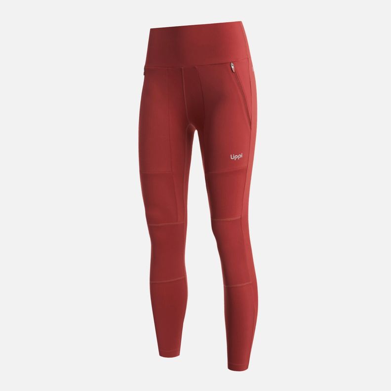 Calza Mujer  PureTrek Q-Dry Leggings Burdeo Lippi-0