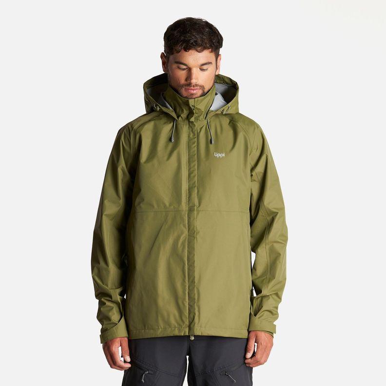 Chaqueta Hombre Alpine B-Dry Hoody Jacket Verde Lippi-1