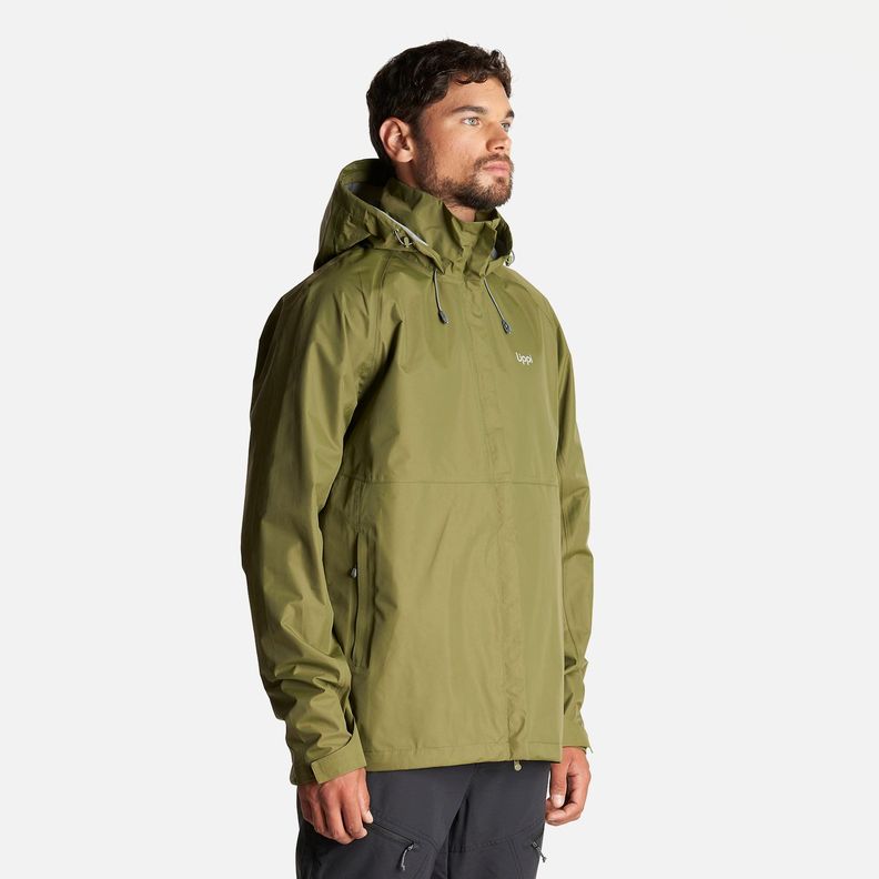 Chaqueta Hombre Alpine B-Dry Hoody Jacket Verde Lippi-2