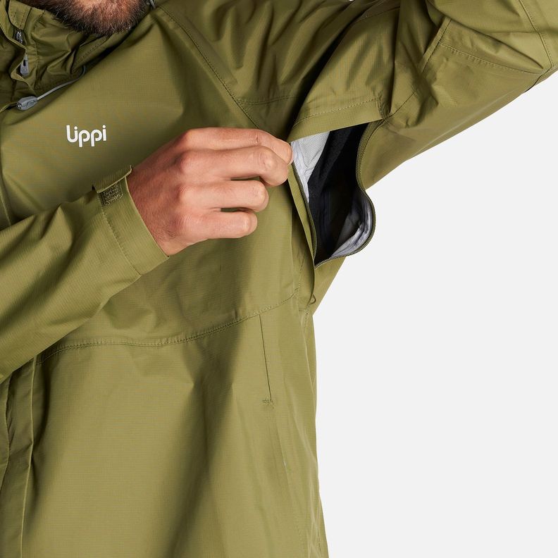 Chaqueta Hombre Alpine B-Dry Hoody Jacket Verde Lippi-8