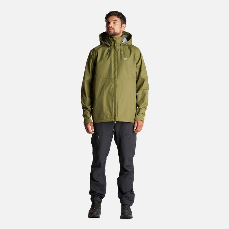 Chaqueta Hombre Alpine B-Dry Hoody Jacket Verde Lippi-9