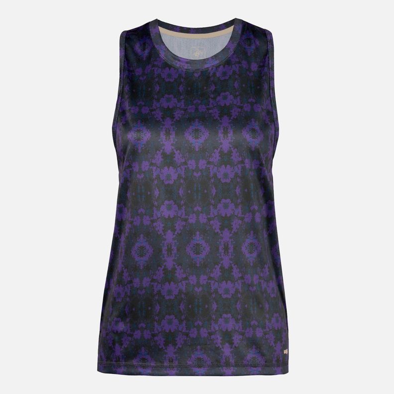 Polera Mujer Sudala Print Morado Haka Honu-0