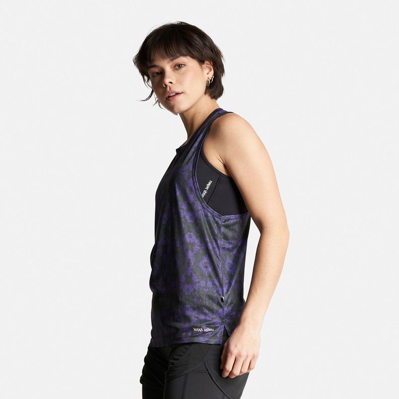 Polera Mujer Sudala Print Morado Haka Honu-2