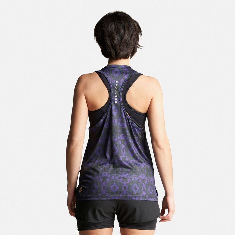 Polera Mujer Sudala Print Morado Haka Honu-3