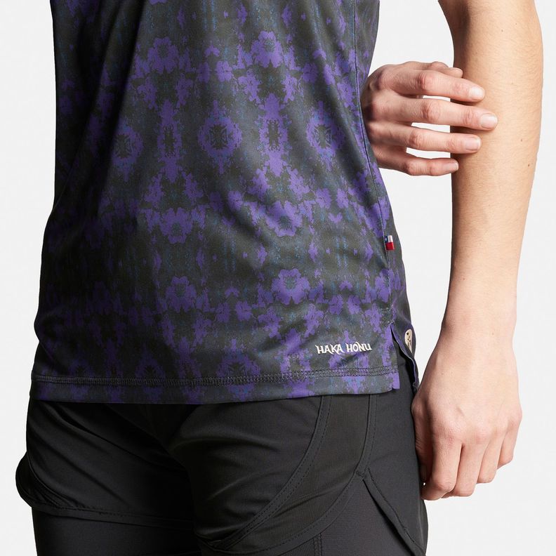 Polera Mujer Sudala Print Morado Haka Honu-5