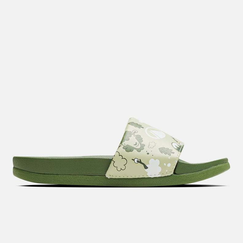 Sandalia Niño Insigne Slide Kids Verde Lippi-0