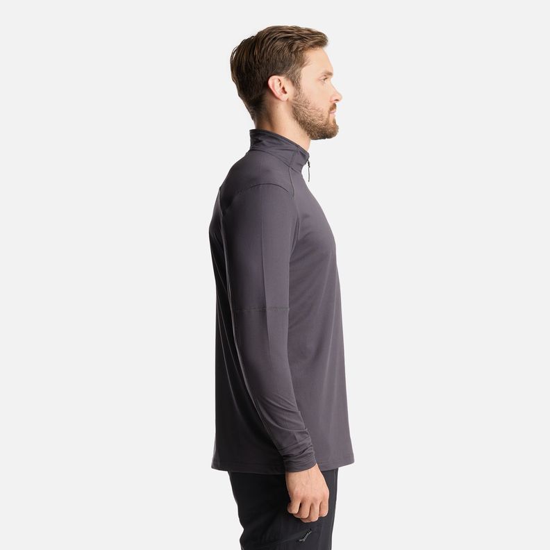 Poleron Hombre Puerto Trucco 14 Zip Grafito Lippi I24-3