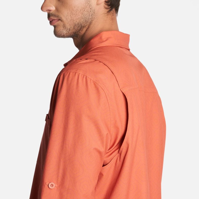 Camisa Hombre Cumbre Manga Larga Terracota Haka Honu-6