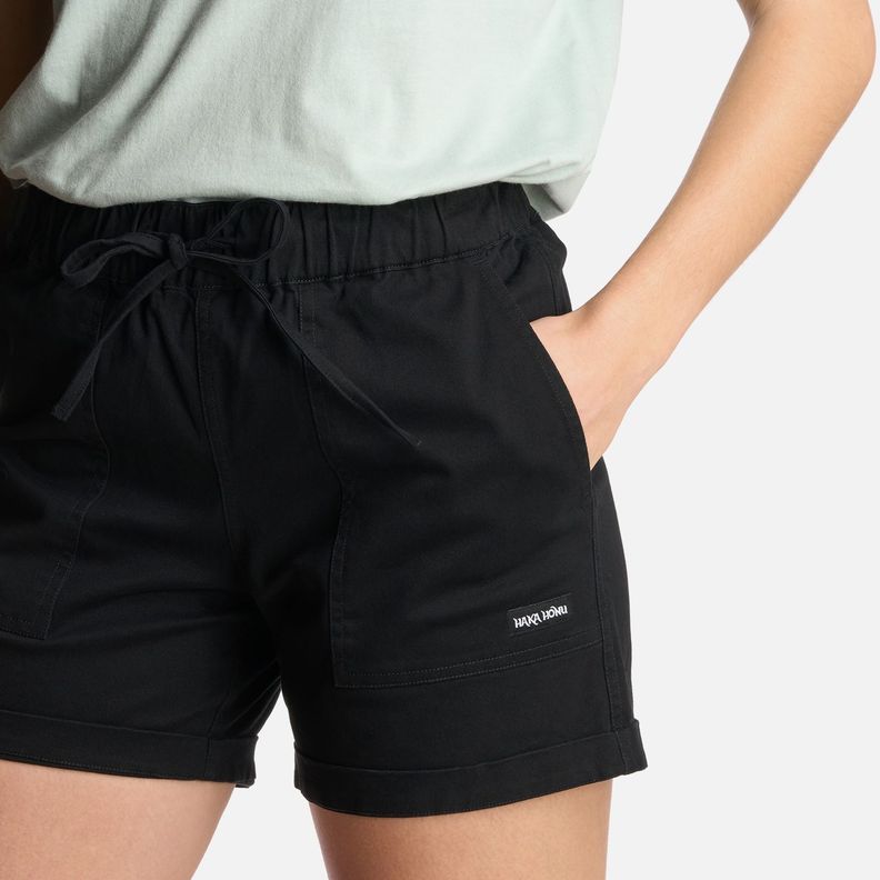 Short Mujer Triangulo De Las Bermudas Negro Haka Honu-3