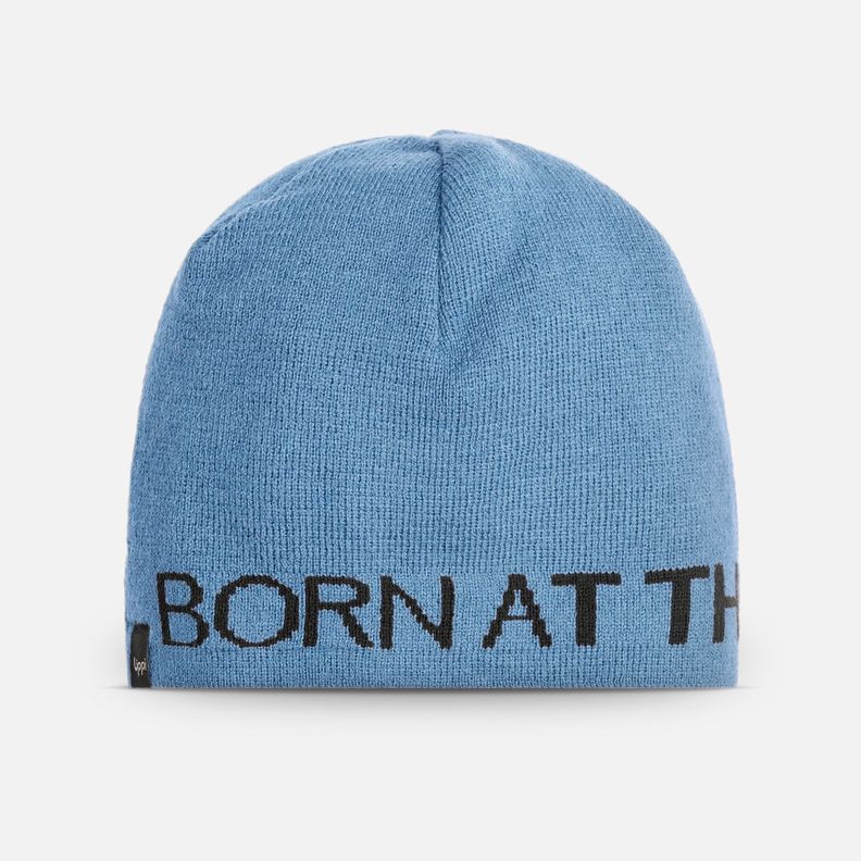Gorro Unisex Snowy Beanie Azul Grisaceo Lippi-0