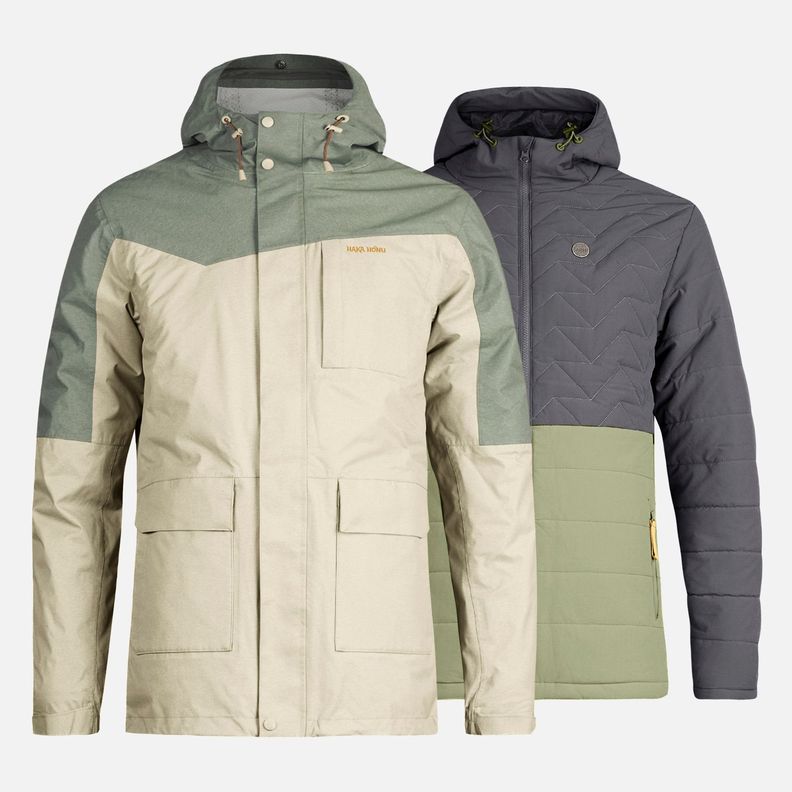Chaqueta Hombre Perro Guapo Verde Militar Haka Honu-0