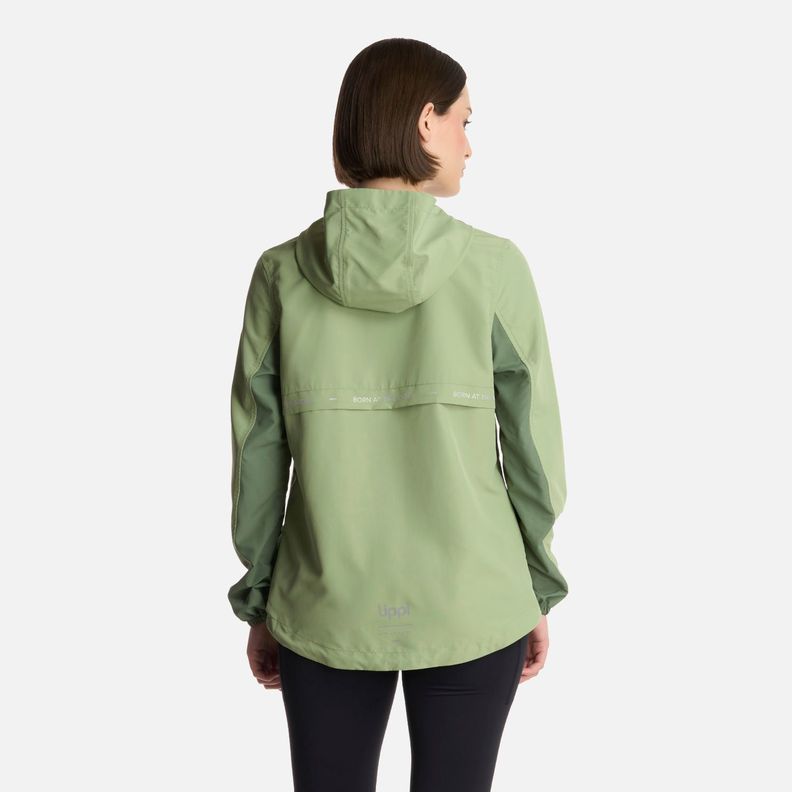 Chaqueta Mujer Nightfall WindBreaker 1/4 Zip Jade Lippi-2