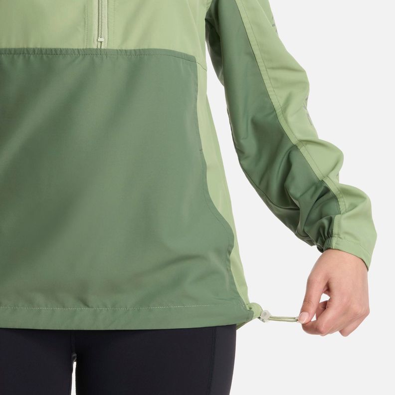 Chaqueta Mujer Nightfall WindBreaker 1/4 Zip Jade Lippi-5