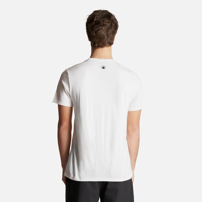 Polera Hombre Classic Piolet T-Shirt Blanco Lippi-3