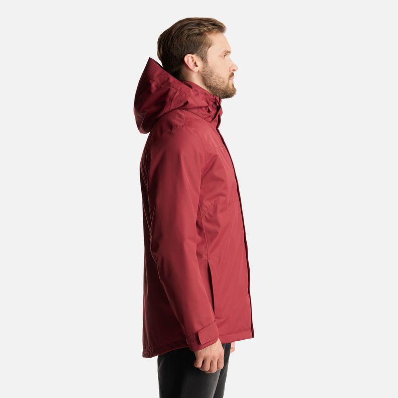 Chaqueta Hombre Tres Cruces Fusion-3 Hoody Jacket Burdeo Lippi-3