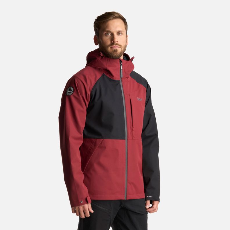 Chaqueta Hombre Massif B-Dry Hoody Jacket Burdeo Lippi-2
