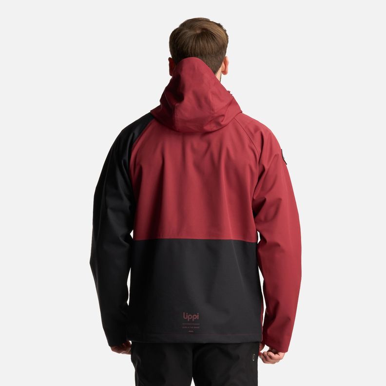 Chaqueta Hombre Massif B-Dry Hoody Jacket Burdeo Lippi-4