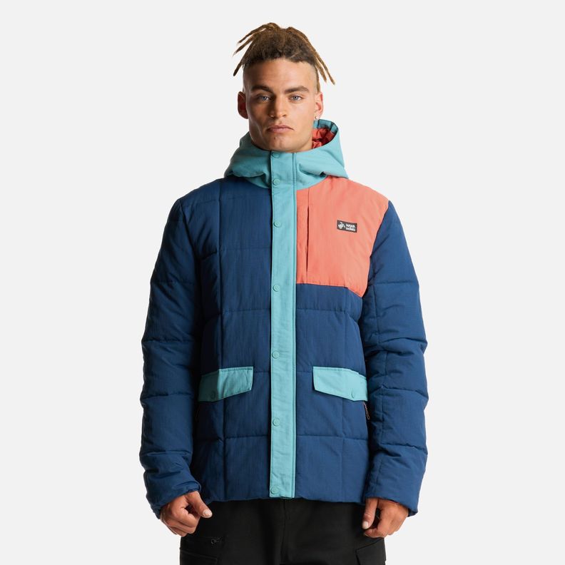 Chaqueta Hombre Aislado Azul Oscuro Haka Honu-0