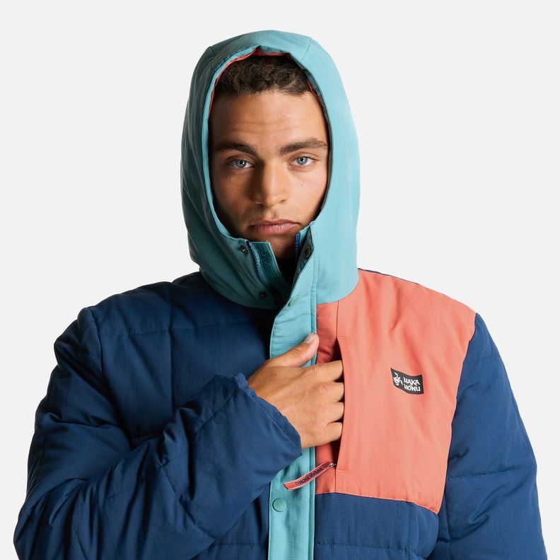 Chaqueta Hombre Aislado Azul Oscuro Haka Honu-3