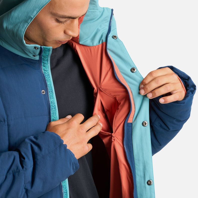 Chaqueta Hombre Aislado Azul Oscuro Haka Honu-6
