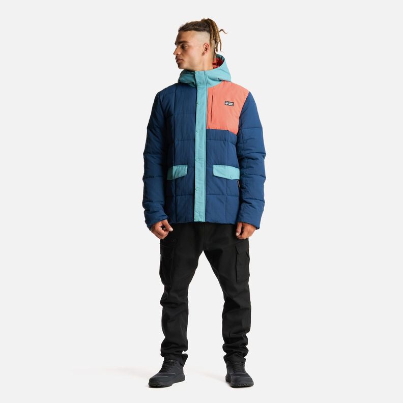 Chaqueta Hombre Aislado Azul Oscuro Haka Honu-7