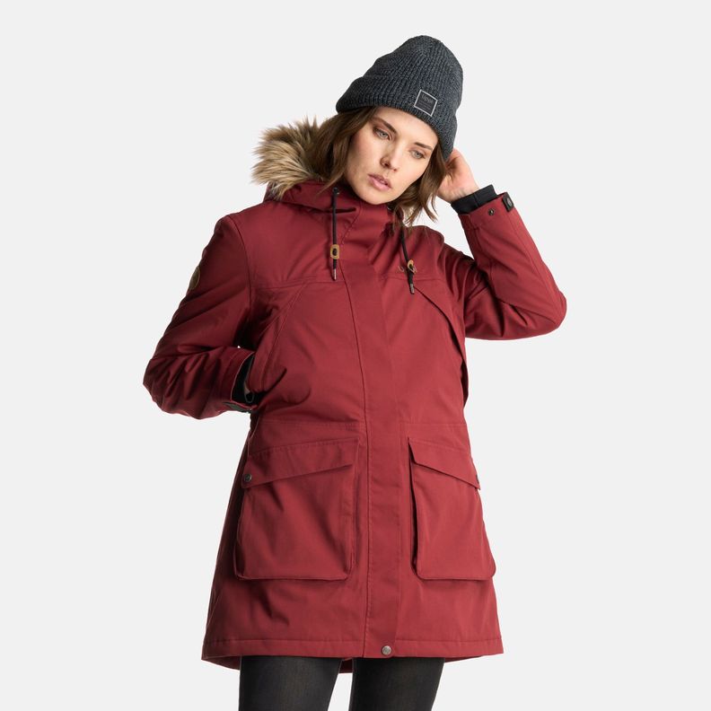 Chaqueta Mujer DayBreak B-Dry Jacket Burdeo Lippi I24-1