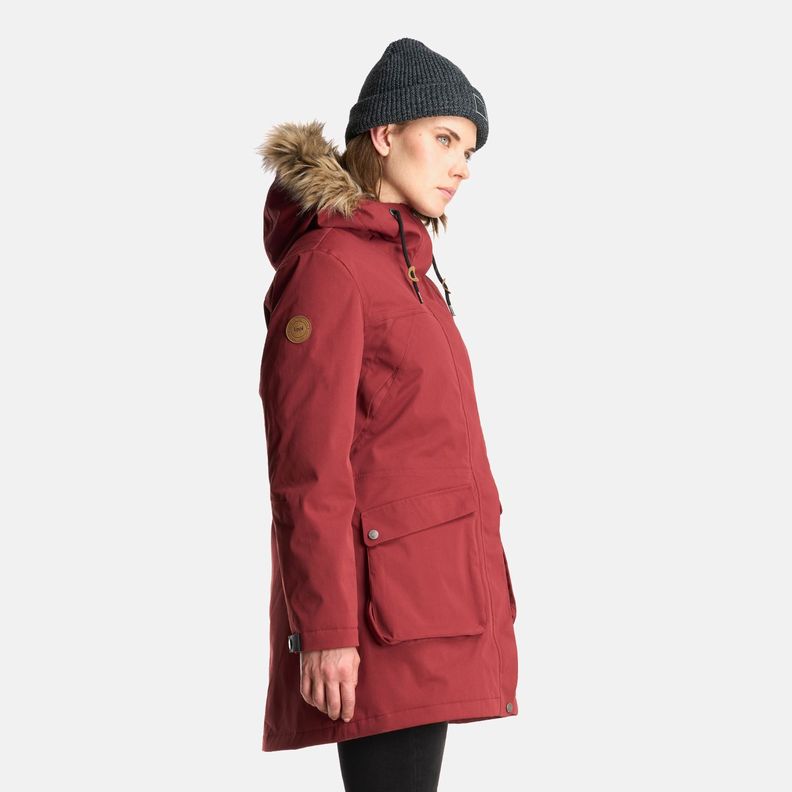 Chaqueta Mujer DayBreak B-Dry Jacket Burdeo Lippi I24-3