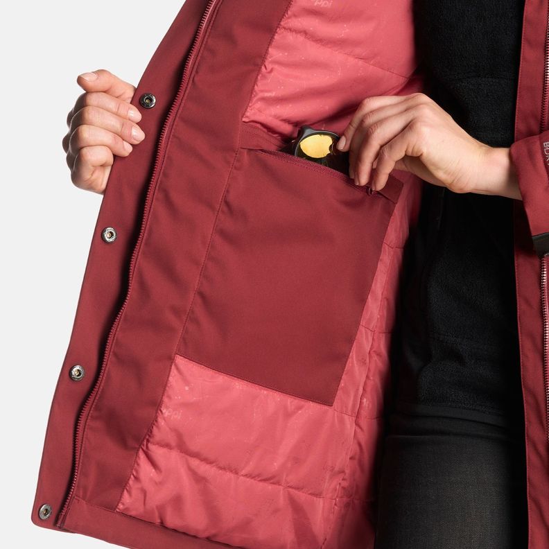 Chaqueta Mujer DayBreak B-Dry Jacket Burdeo Lippi I24-8