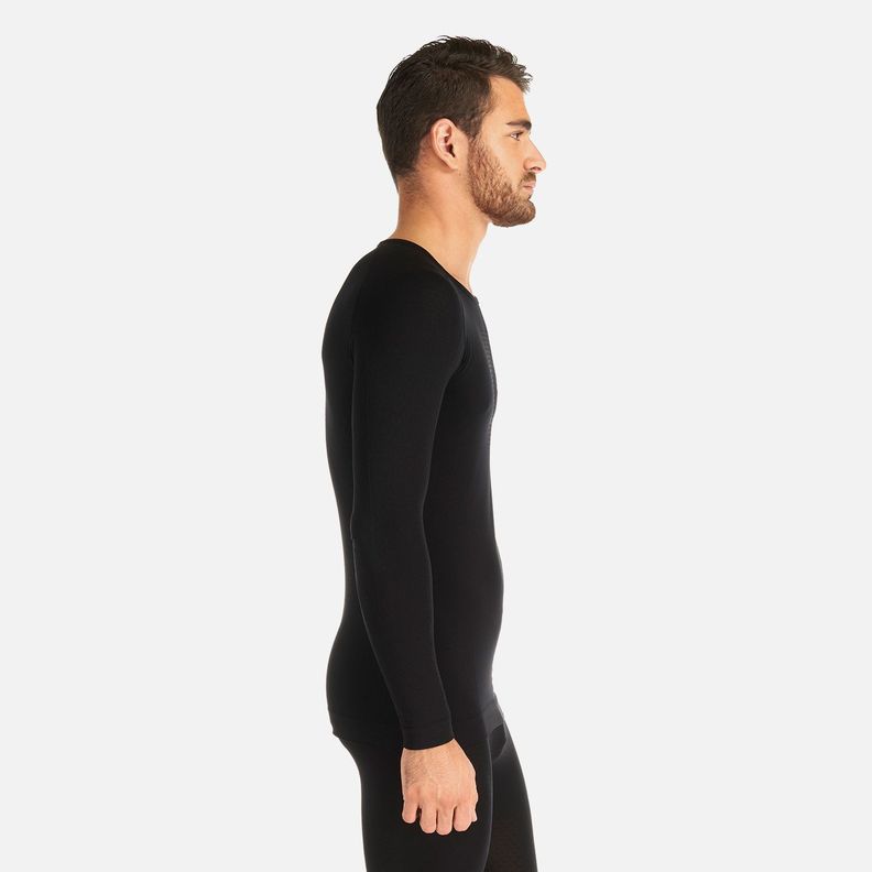 Primera Capa Hombre Skintec 1000Seamless Top Negro Lippi V25-2