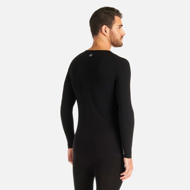 Primera Capa Hombre Skintec 1000Seamless Top Negro Lippi V25-3