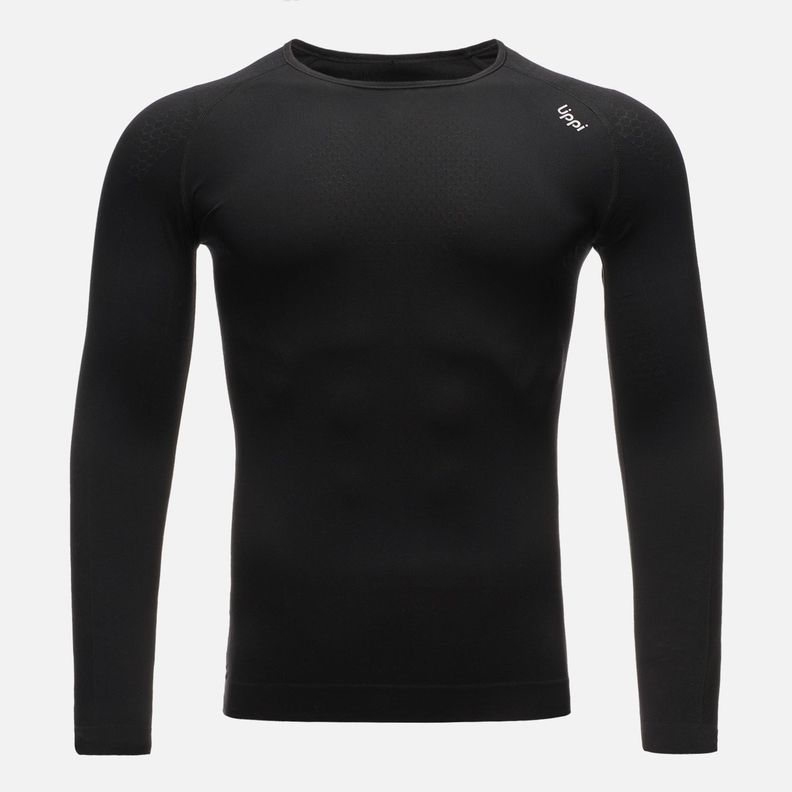 Primera Capa Hombre Skintec 1000Seamless Top Negro Lippi V25-9