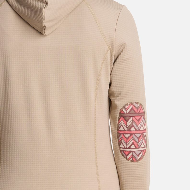 Polerón Mujer Taina Nui Crema Haka Honu I25-4