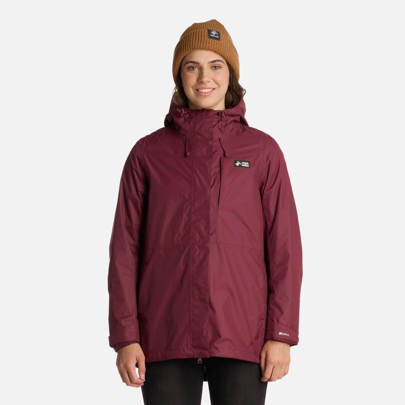 Chaqueta Mujer Corteza Burdeo Haka Honu I25-1