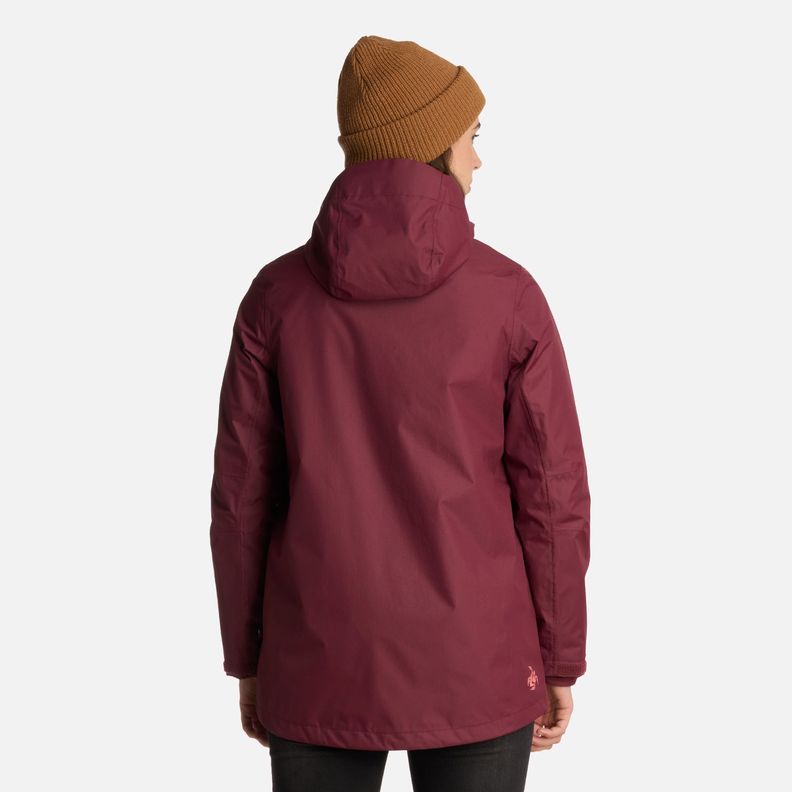 Chaqueta Mujer Corteza Burdeo Haka Honu I25-3