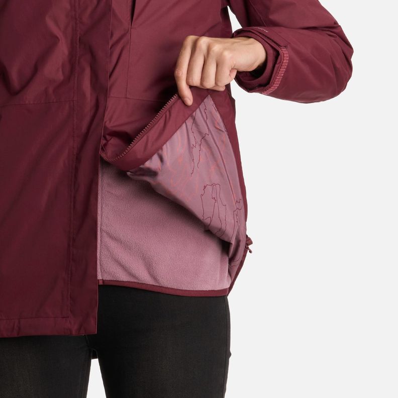 Chaqueta Mujer Corteza Burdeo Haka Honu I25-7
