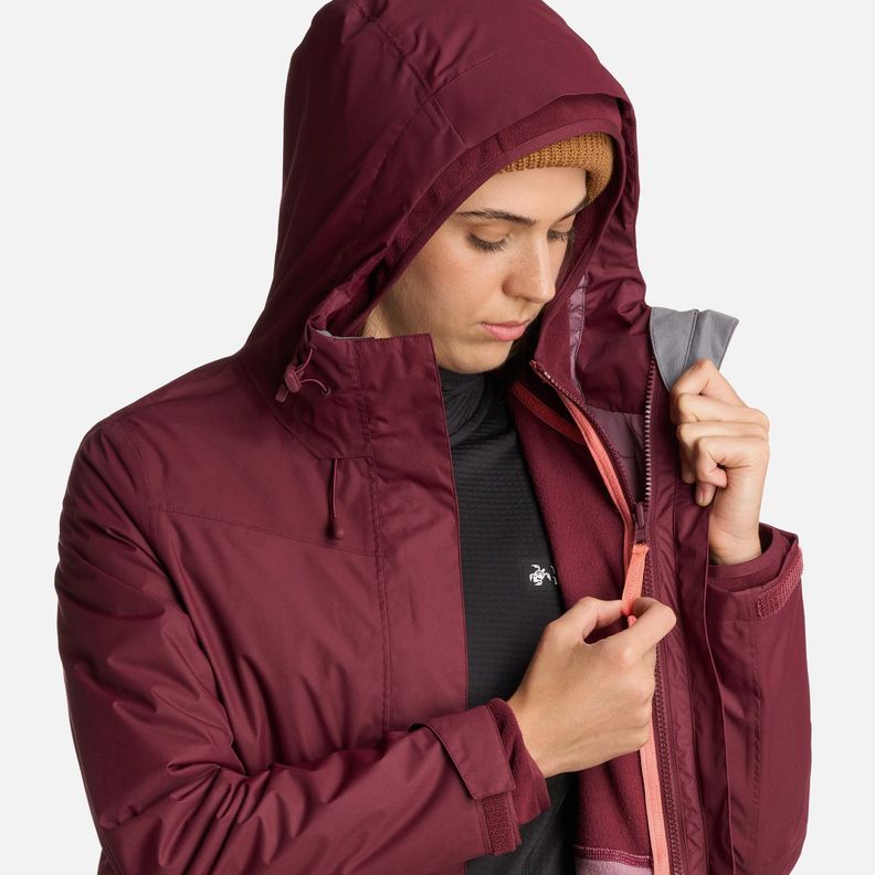 Chaqueta Mujer Corteza Burdeo Haka Honu I25-8